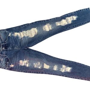 Guess distress with diamonds